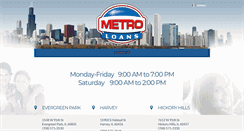 Desktop Screenshot of metroloans.com